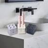 Food Grade Silicone Toothbrush Holder Suction Cup Stand For Electric Toothbrush Heads Organize 2/4Holes