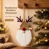 Santa Claus Christmas Tree Tapestry Bohemian Style Cotton Rope Tapestry  Living Room