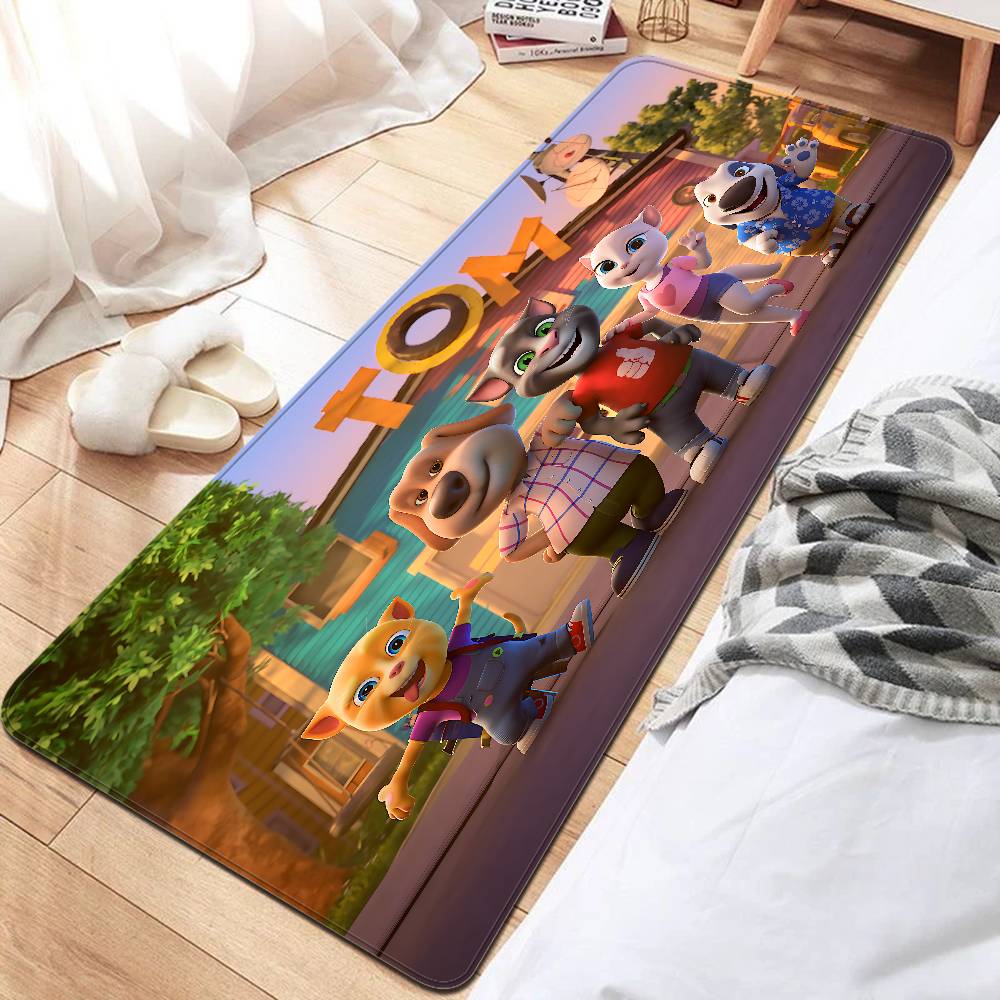 T-Talking T-Tom And F-Friends Room Mats Cheaper Anti-slip Modern Living Room Balcony Printed Household Carpets