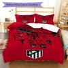Ensemble couette et taies d'oreiller Atleti Décoration de maison Cadeau d'anniversaire (1 housse de couette + 2 taies d'oreiller, sans garniture.)