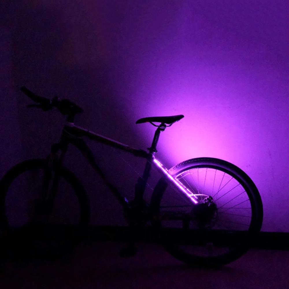 

70 LED Bicycle Taillights Flashing High Brightness Bicycle Decor Light Strip High Quality Plastic Bike Rear Lamps рожевий