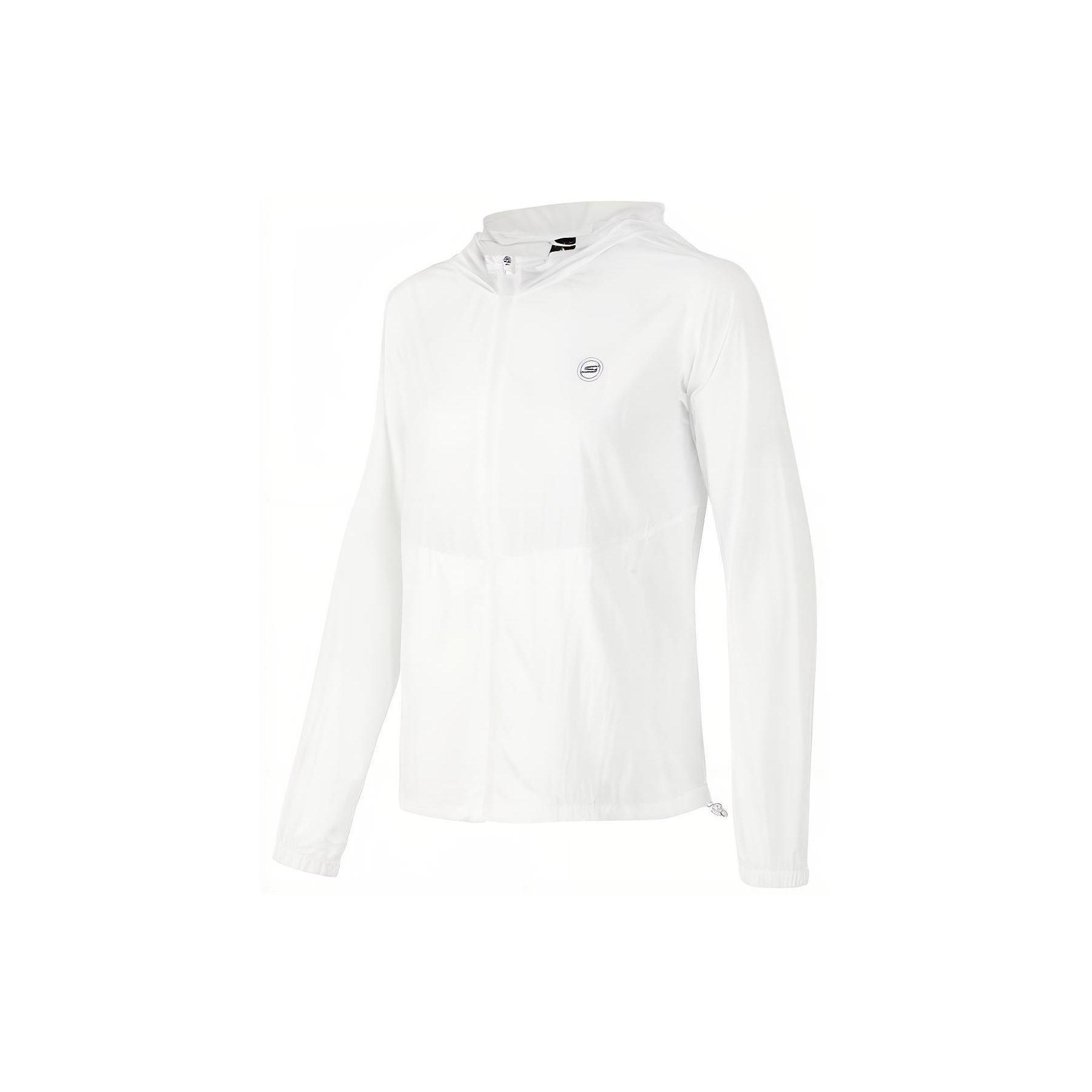 Skechers Urban Outdoor Series Breathable Quick-Dry UV Protection Hoodie Unisex outerwear Bright-White P224W037-0019 S