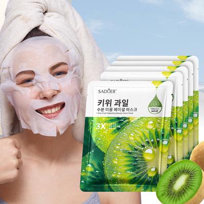 Kiwi Verhelderend Hydraterend Masker voor een Stralende Huid Voedend Sheet Gezichtsverzorging met Antioxidant-Verrijkte Formule