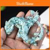 Dragon Resin Crystal Figurine Home Decor With Natural Gemstone Chips For Gift Collectors