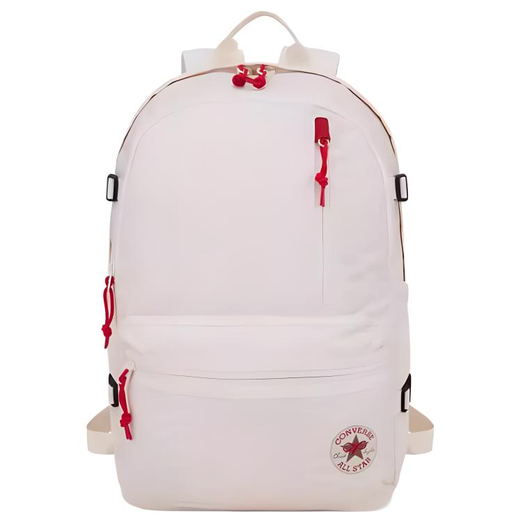 New Converse Polyester Backpack Unisex White 10028118-A01