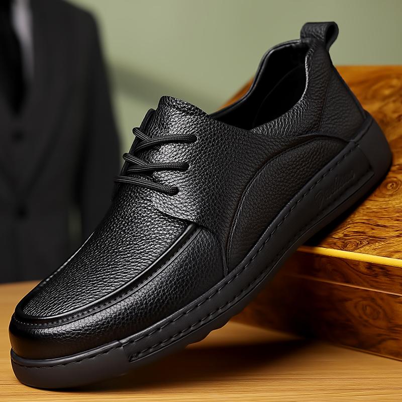Official Website Hot Selling Men's Leather Casual Shoes Breathable Outdoor Oxford Shoes Frenulum Classic Men's Business Shoes