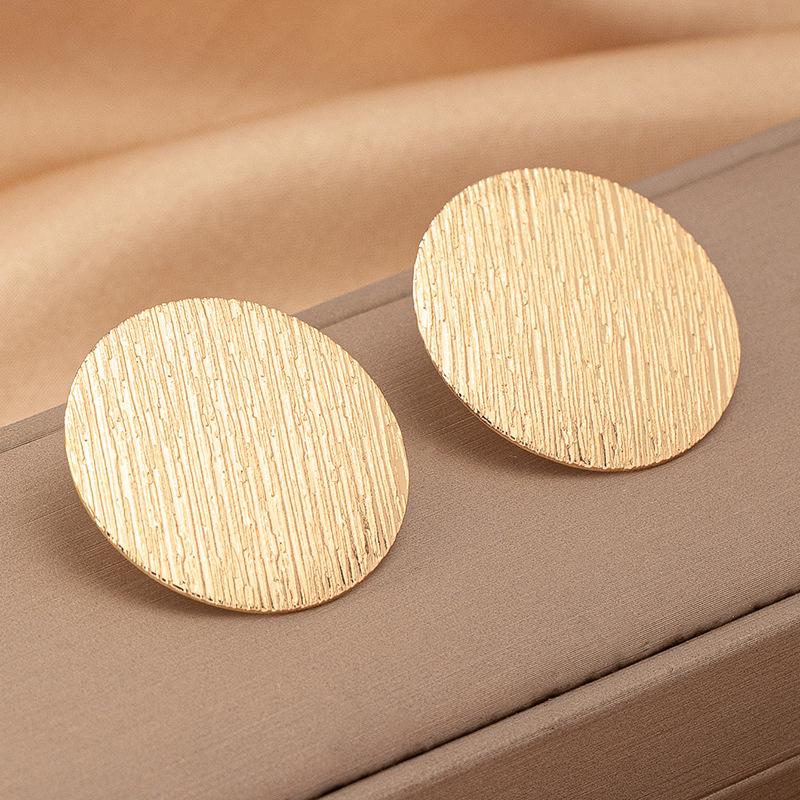 Schlichte Ohrstecker mit geometrischem Charme im europäischen und amerikanischen Stil für Damen