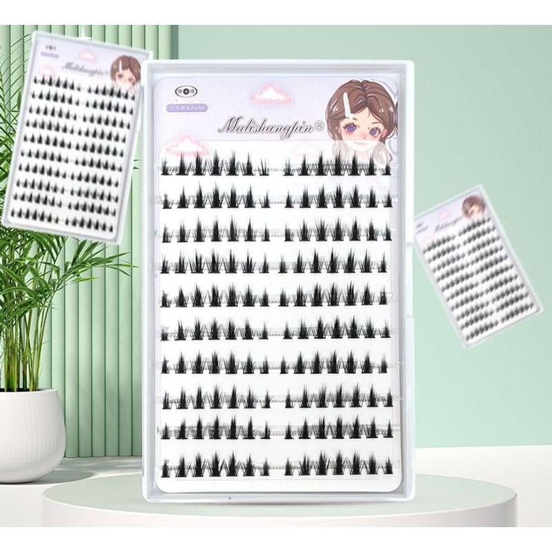 Lactacia - Glue-free False Eyelashes Clusters with Tweezers