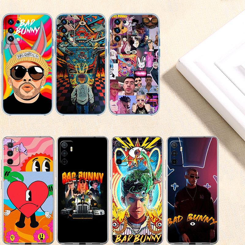 Bad Bunny Transparent Phone Case for Motorola Moto E22I E22S E22 E32 E40 E7 E7I G Plus Power Play Stylus G22 G14