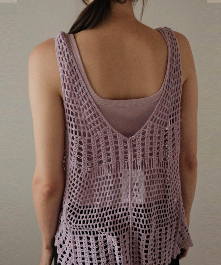 KOOLKITTEN Mesh Knit & Sleeveless Summer Set