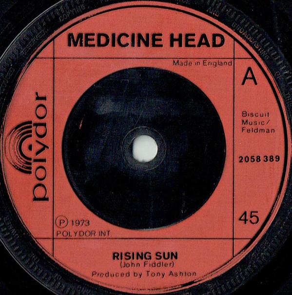 

7inch Record MEDICINE HEAD - Rising Sun 2058389 Polydor 1973 UK Rock Used