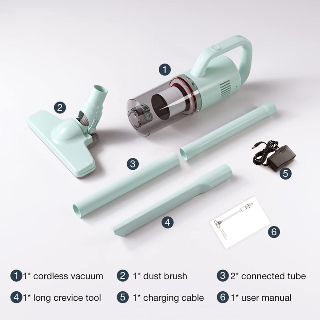 Tragbarer kabelloser Handstaubsauger, 8000 Pa, große Saugleistung