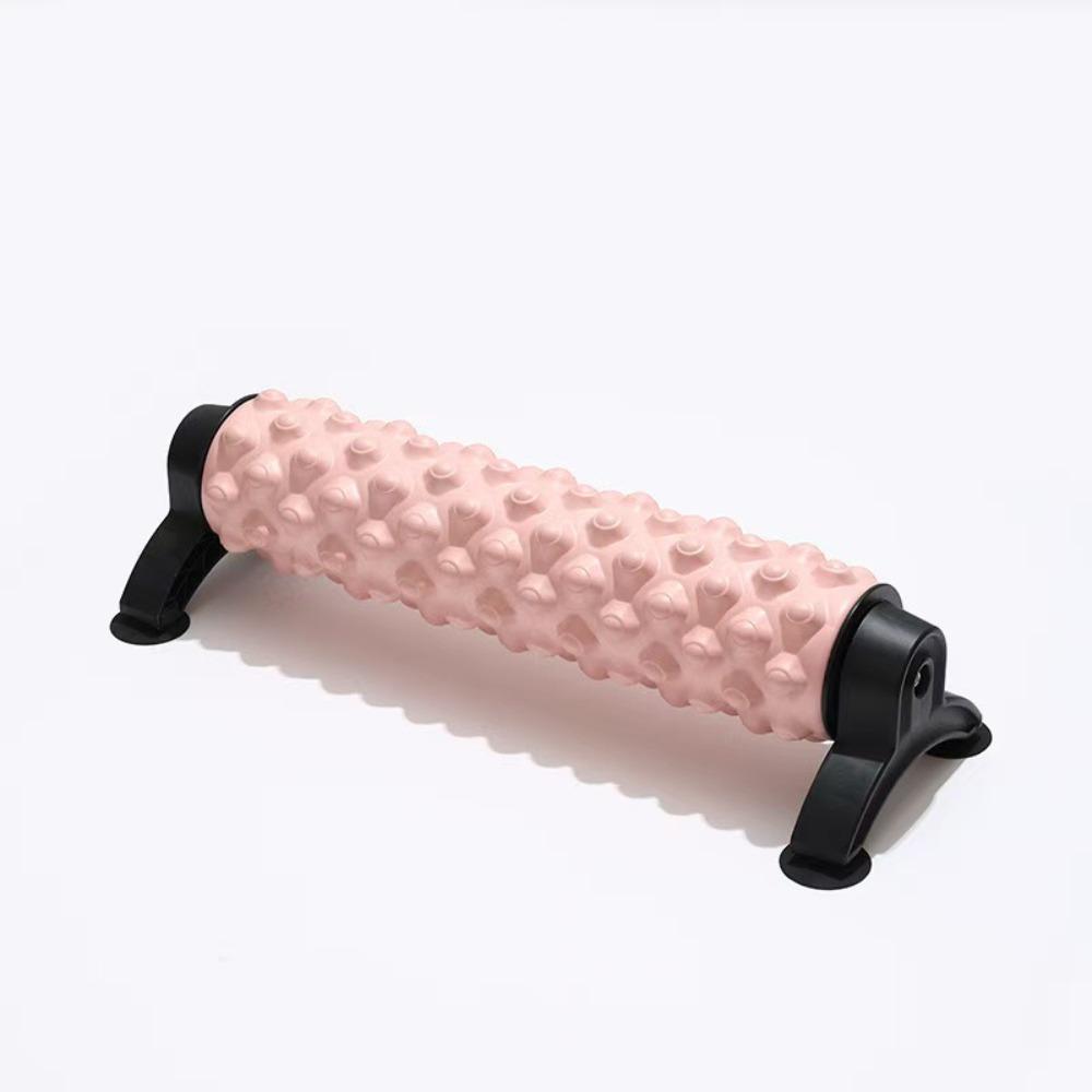 Non-Slip Muscle Relaxation Roller Stable EVA Yoga Column Suction Cup Foam Roller Yoga Practice розовый