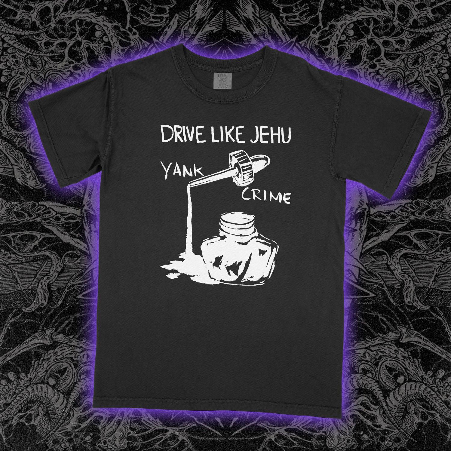 Drive Like Jehu Yank Crime T-Shirt Mens Womens Tees Top Post-Hardcore Punk Band Graphic Tee Unisex 4XL