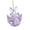 Acrylic Rabbit Hanger Pendant for Car Interior Decoration Fashionable Accessory Suitable for Easter and Gifting