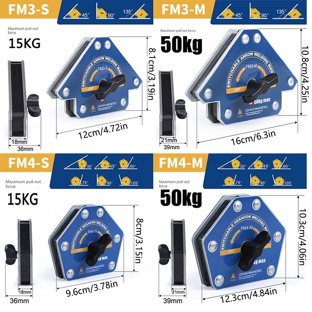 Multi-angle Magnetic Welding Holders Double-layer Magnet Auxiliary Locator  Machine