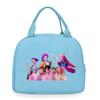 Cartoon Animation Academy Meal Bag Student Thermal Insulation Lunch Box Bag Office Workers Handheld Bento Bag