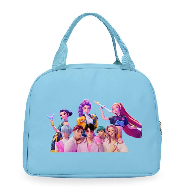 Cartoon Animation Academy Meal Bag Student Thermal Insulation Lunch Box Bag Office Workers Handheld Bento Bag