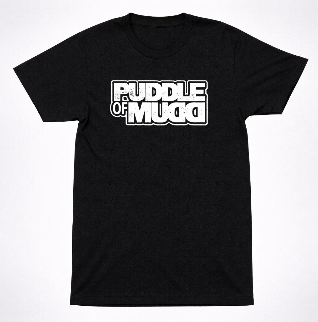 

Puddle of Mudd Classic Logo Shirt 2000s Alternative Rock Black Tee S