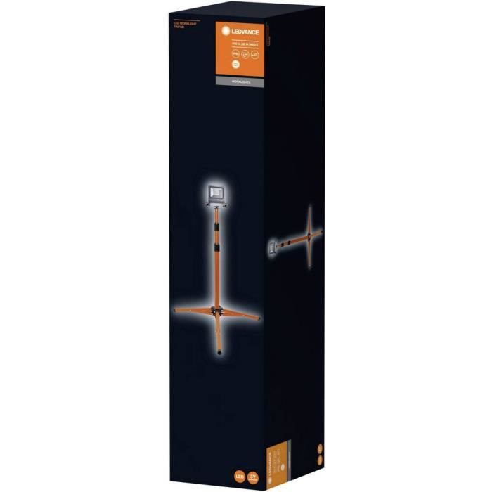 Projecteur sur trépied OSRAM 1x20W=1700lm - Electrique - Aluminium et verre - IP65