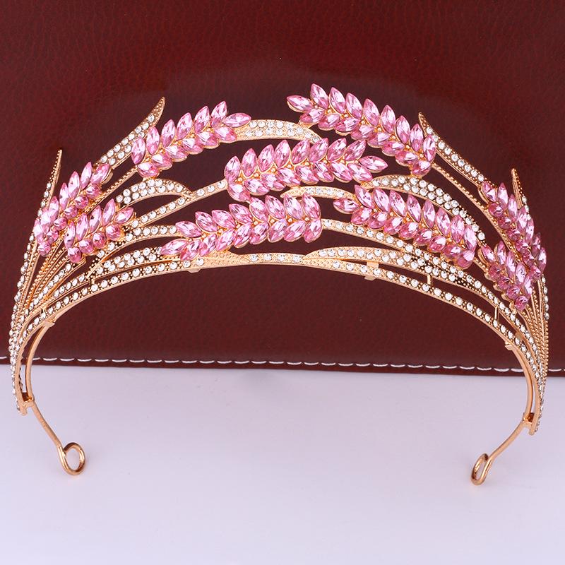 Luxurious and Fashionable Bridal Crown Wedding Dress Style Photo Crown Super Sparkling Rhinestone Tiara
