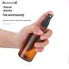 Brown Glass Spray Bottle, 5-100ml, Essential Oil & Hydrating Refill, Portable Press-type Sample Bottle