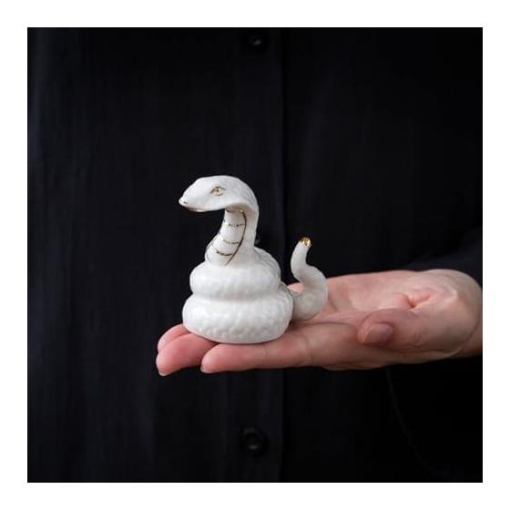 Zodiac Snake Figurine Snake 2025 White Snake Entrance Lucky Charm Snake Snake Figurine Improves Luck Feng Shui Goods Luck Inviting Wealth Good Luck
