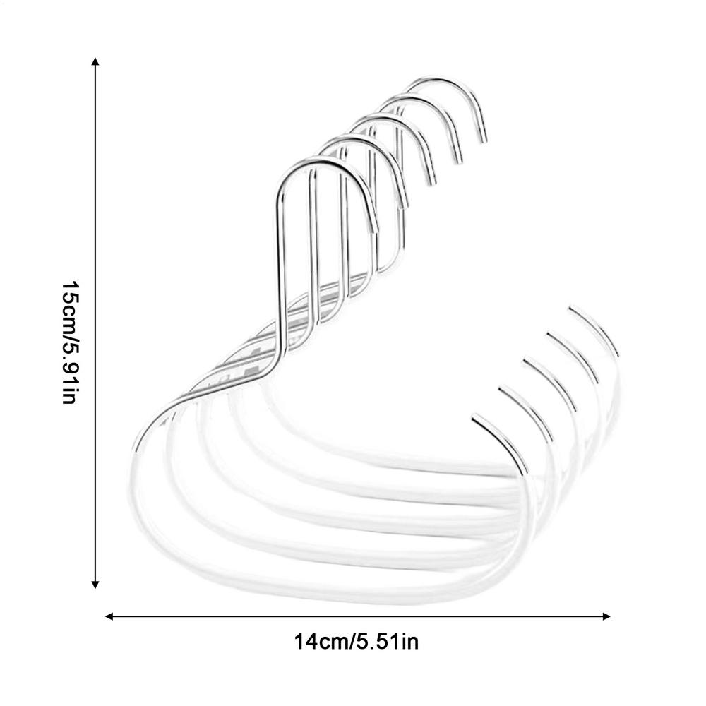 

10pcs Baseball Cap Hat Rack Organizer Stainless Steel Hat Hanger Hanging Cap Holder Non-Slip Wall Mount Hook Organizer for Caps