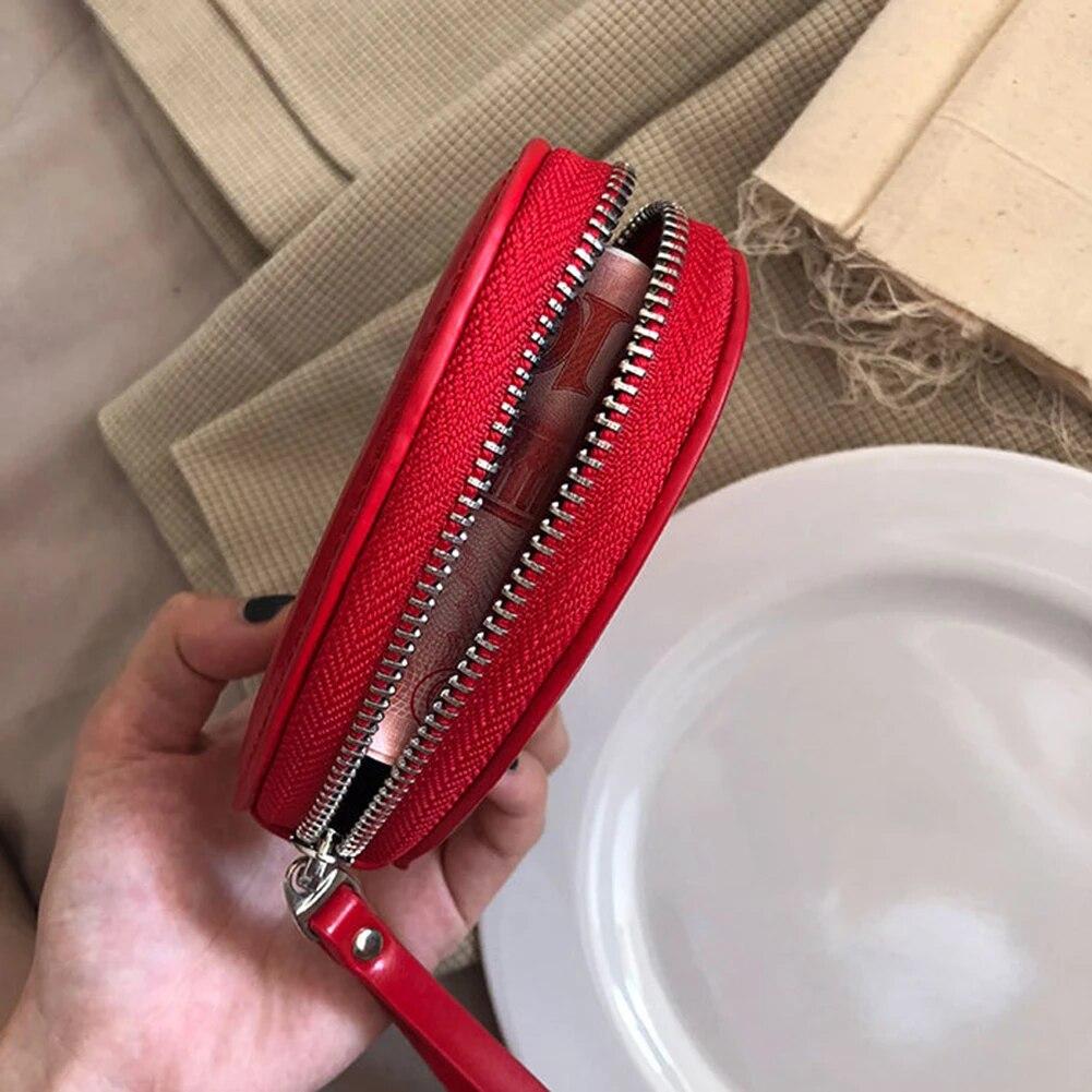 Сумка на запястье в форме сердца Love Красные чехлы для телефонов Женские сумки Сумка — фото 9