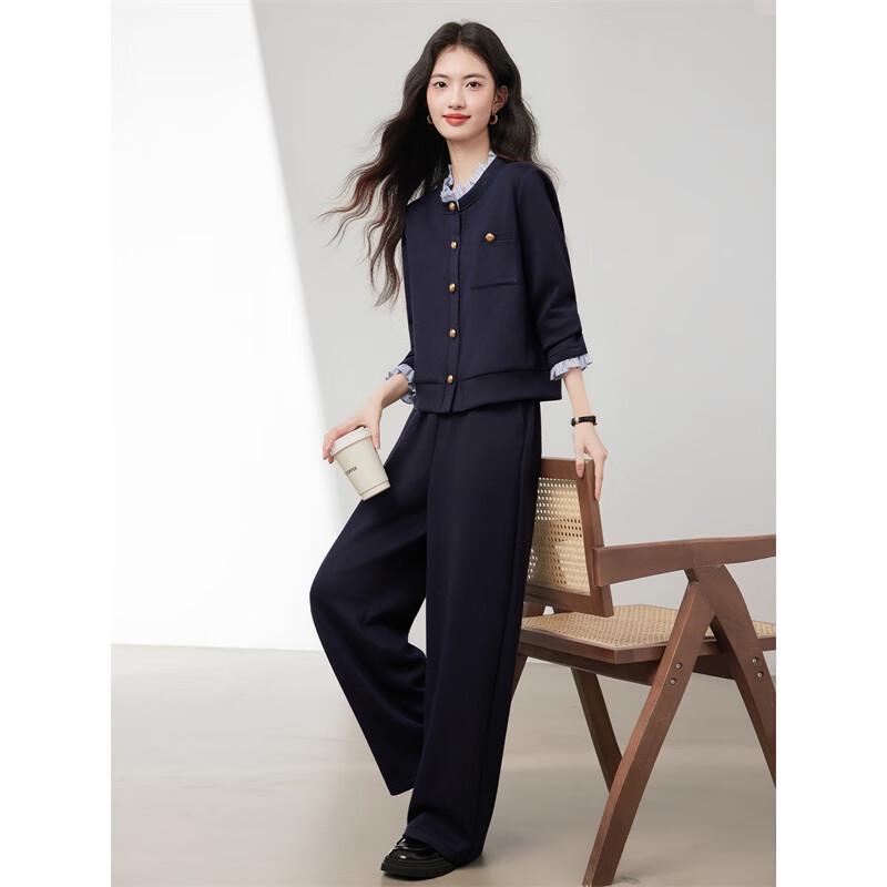 Women's Color-Block T-shirt & Casual Two-Piece Set