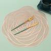 Hollow Rose PVC Non-slip Table Mat Cup Mat Restaurant Hotel Decoration Plate Mat