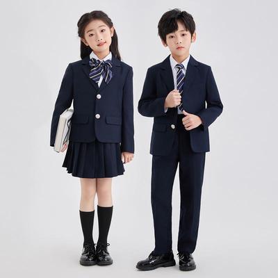 Kindergarten- und Grundschuluniform im britischen College-Stil für Frühling und Sommer