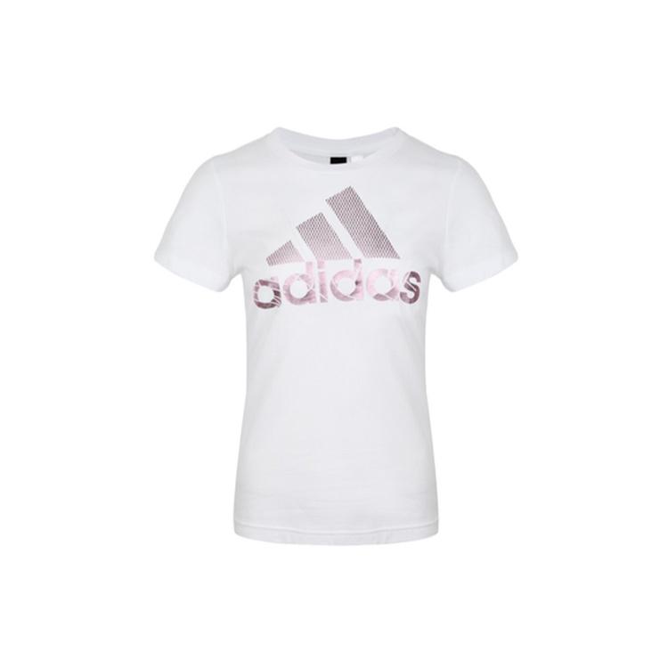 (WMNS) adidas Bos Foil Tee Short Sleeve White Women s DV3033 S