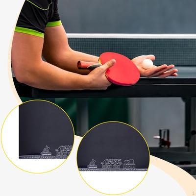 Table Tennis Rubber Sports Accessories Protector Sheet Portable Professional Black