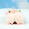 Adorable Animal Butt Keychain Plush Toy Doll Cute Peachy Bottom For Backpack
