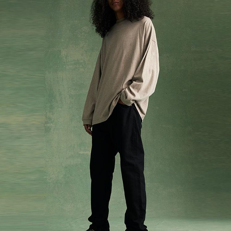 Fear of God Essentials FW23 Long Sleeve Tee 'Core Heather' Men's 125BT232014F