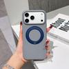 iPhone 17 Pro Max Sandstone Magnetic Alloy Bracket Case
