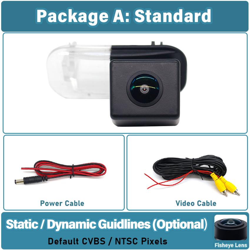 Car Rear View Camera HD CCD Night Vision Backup Reverse Parking Camera For Mercedes Benz B Class W245 2005~2008 2009 2010 2011 B.Solid Ruler