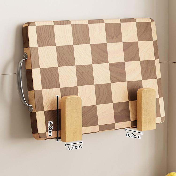 Solid Wood Spice Rack: No-Drill Multifunctional Kitchen Organizer