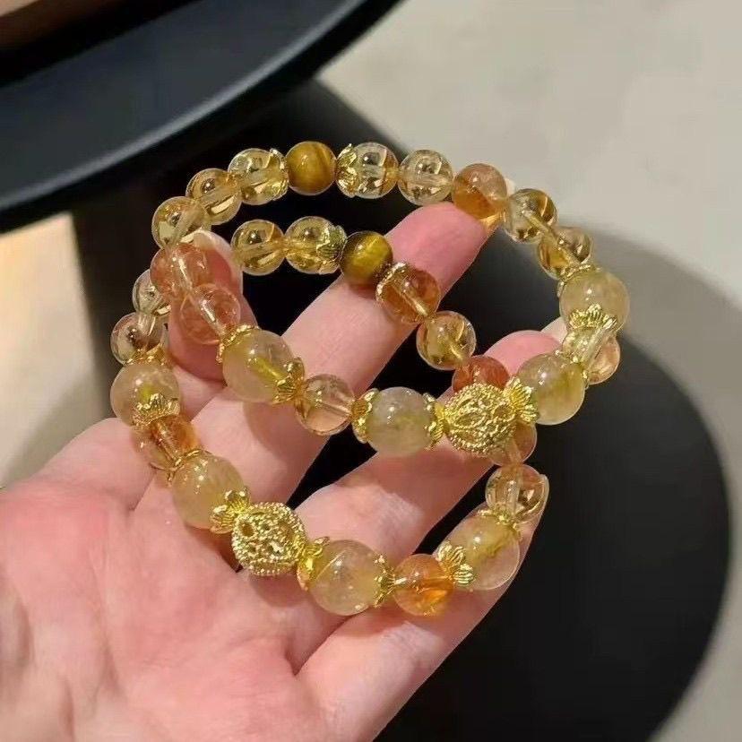 JYL TS Bracelet Incense Ash Glass -Channels Spiritual Energy & Attracts Sacred Luck