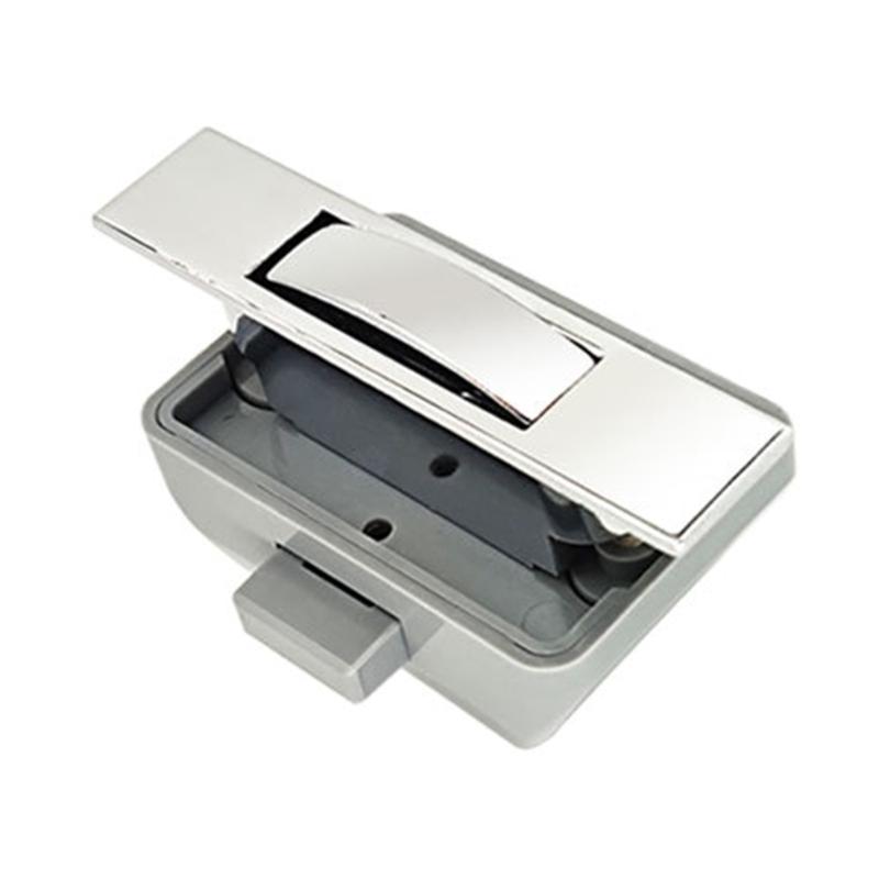 Replacement Drawer Lock Catch Convenient Push Button Lock Durable for Motorhomes Keep Belongings Secure & Organized