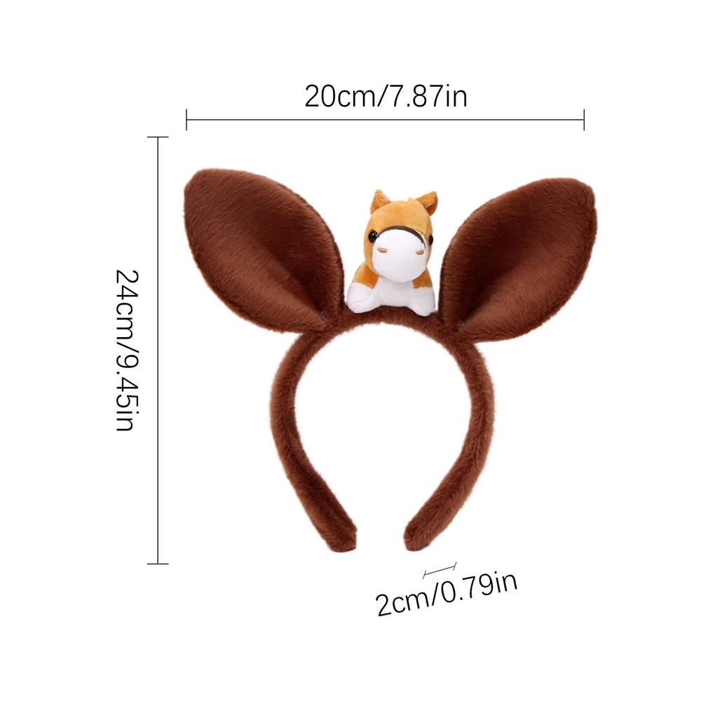 Cosplay Tierstirnbänder Lustig Niedlich Haarreif Kopfschmuck Tier Cosplay Kostüm Kopfschmuck für Weihnachten Karneval Themenparty
