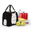 Cute Hamster Drawing Insulated Lunch Bag for Women Kids Portable Food Boxes Thermal Lunch Box Tote