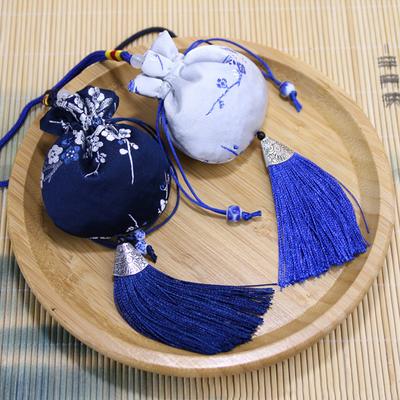 1PC Duft Sachet Leere Sachet Hängende Ornament Stickerei Handgepäck Auto Anhänger Dekoration Mückenschutz Lavendel