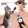 Flapping Bird Cat Toy Interactive Chirping Bird Catnip Toy with Lifelike Sound Touch Activated Rechargeable Bird Cat Kicker Toy for Indoor Cats