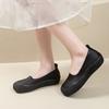Original handgefertigte Retro-Lichtmaul-Einzelschuhe Sommer und Herbst neue Übergrößenschuhe bequeme weiche Sohle weiche Oberfläche Damenschuhe Mutterschuhe