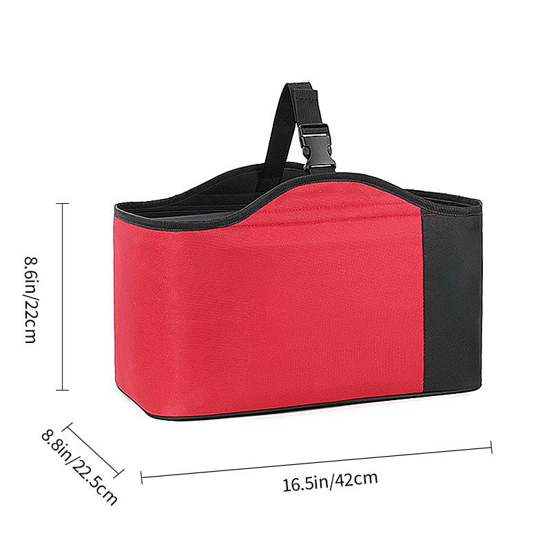 Large Capacity Insulated Picnic Basket with Aluminum Frame and Foil Lining