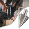 5-35mm HSS Step Drill Bit Twist Groove Titanium Coated Wood Metal Hole Cutter Core Drill Bit Power Tools Drilling Bit
