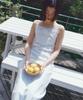REORG Asp Floral Point Sleeveless Ops White
