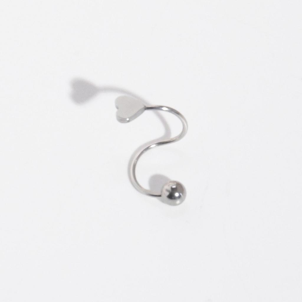Sweetheart S-Shaped Star Ear Cuff Earrings for Girls - Cute and Unique Spring Hoops